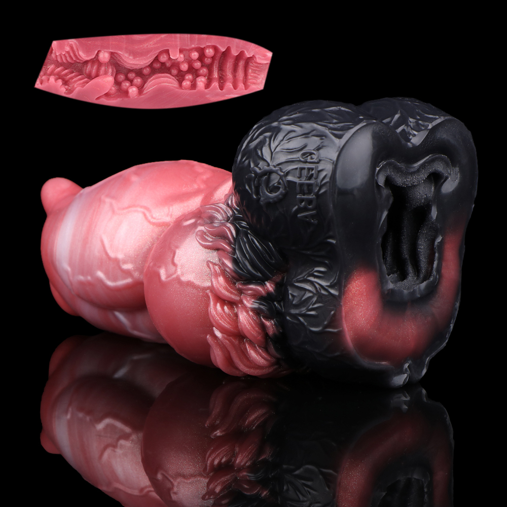 Suction Cup Dog Tug Toy - SHAZ Echter Hundedildo, Hülle, Penismassage, Tier,
