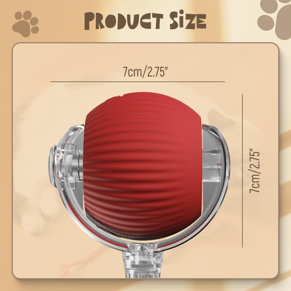 Automatic Moving Dog Ball - 2026 Interaktiver Rollender Hundeball Selbstbewegendes Automatisches