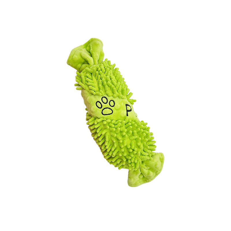 Indestructible Dog Chew Toy - Geräuscherzeugendes Plüschtier für Haustiere, geräuscherzeugendes Kauspielzeug