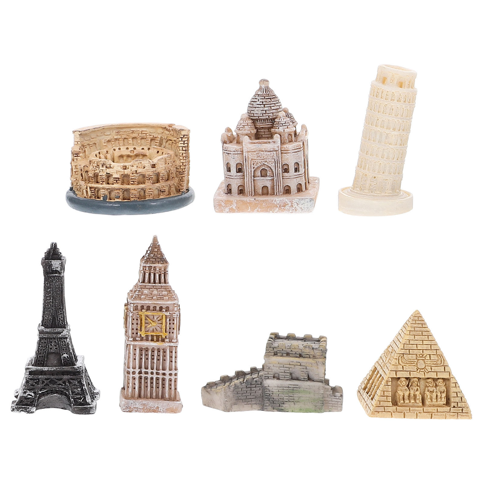 Aquarium - 7-teiliges Set realistischer römischer Statuen aus