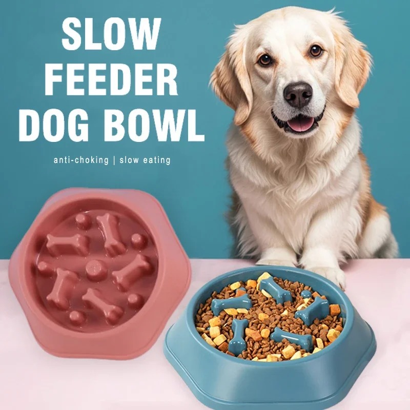 Dog Puzzle Feeder Toy - 1 Stück Slow-Feeder Hundenapf Anti-Verschlucken Welpen-Fressnapf