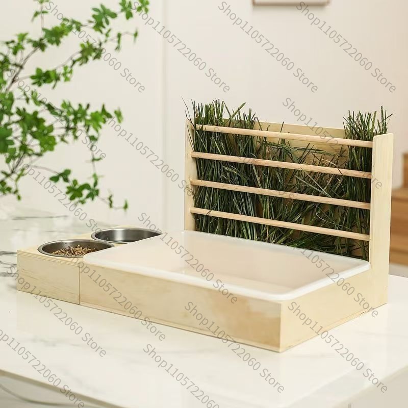 Holz-Kaninchenfutterautomat, M – Pet Feeders Bewertung und Preis