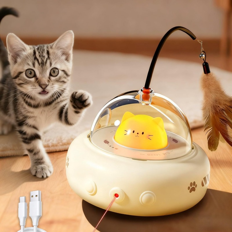 Geräuscharmes 2-in-1 Wiederauf – Laser Pointer Cat Toy Automatic Bewertung und Preis