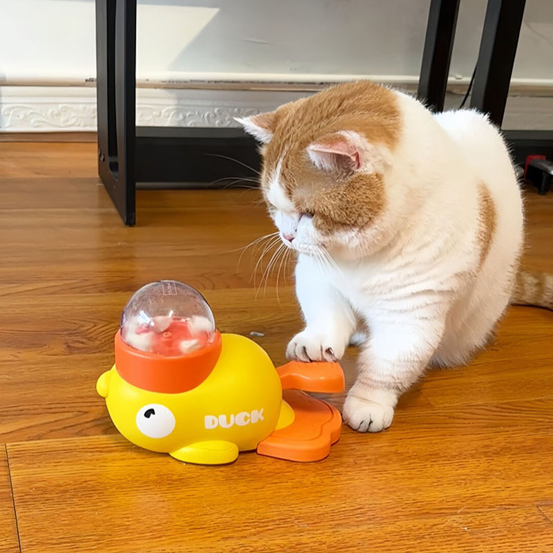 Gelber Entenförmiger Interakti – Dog Puzzle Feeder Toy Bewertung und Preis