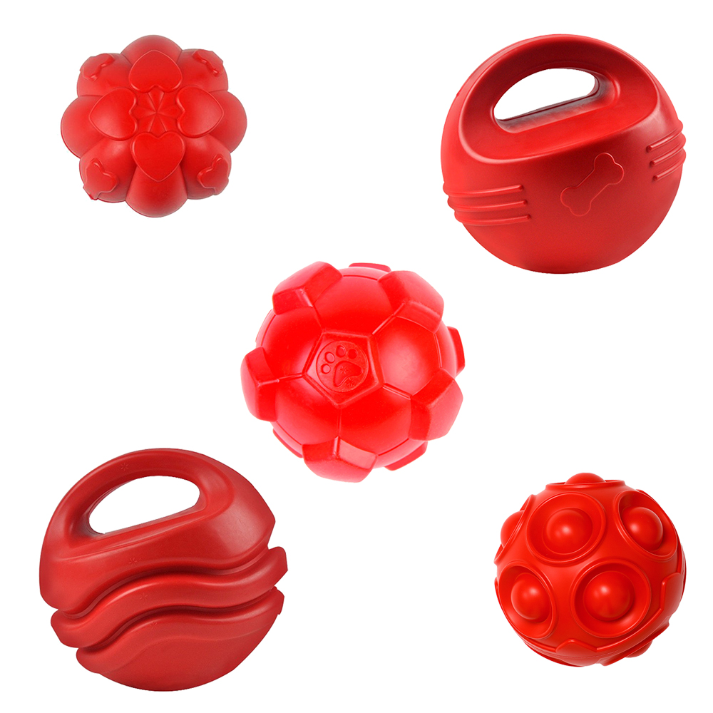 Rotes TPR-Knochen-Hundekau-Spi – Teeth Cleaning Dog Chew Bone Bewertung und Preis