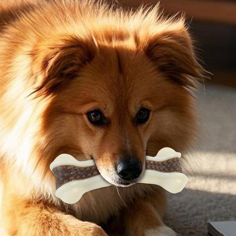 Hundeknochenspielzeug, interak – Teeth Cleaning Dog Chew Bone Bewertung und Preis