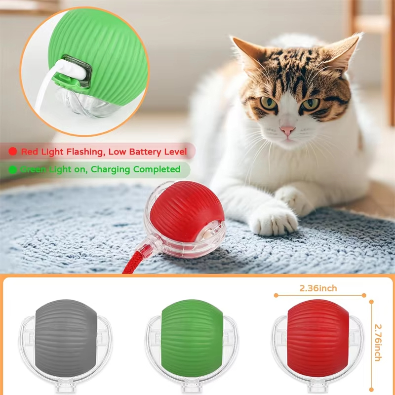 Neuer Interaktiver Katzenball  – Automatic Moving Dog Ball Bewertung und Preis