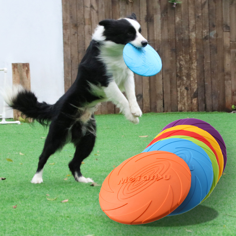 Interaktives Silikon-Flugschei – Flying Disc Dog Training Toy Bewertung und Preis
