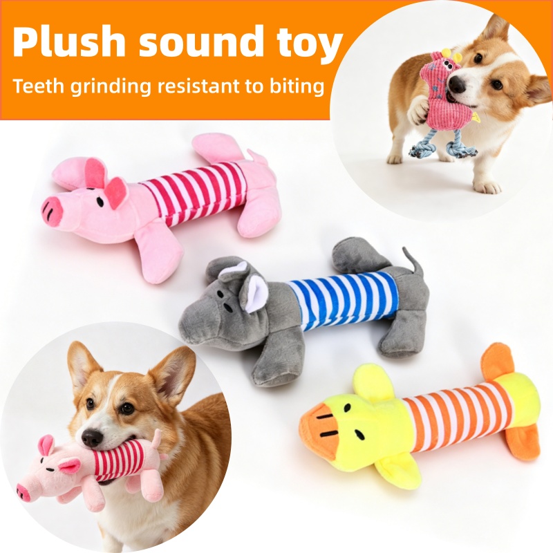 Realistisches Quietschspielzeu – Interactive Squeaky Plush Dog Toy Bewertung und Preis