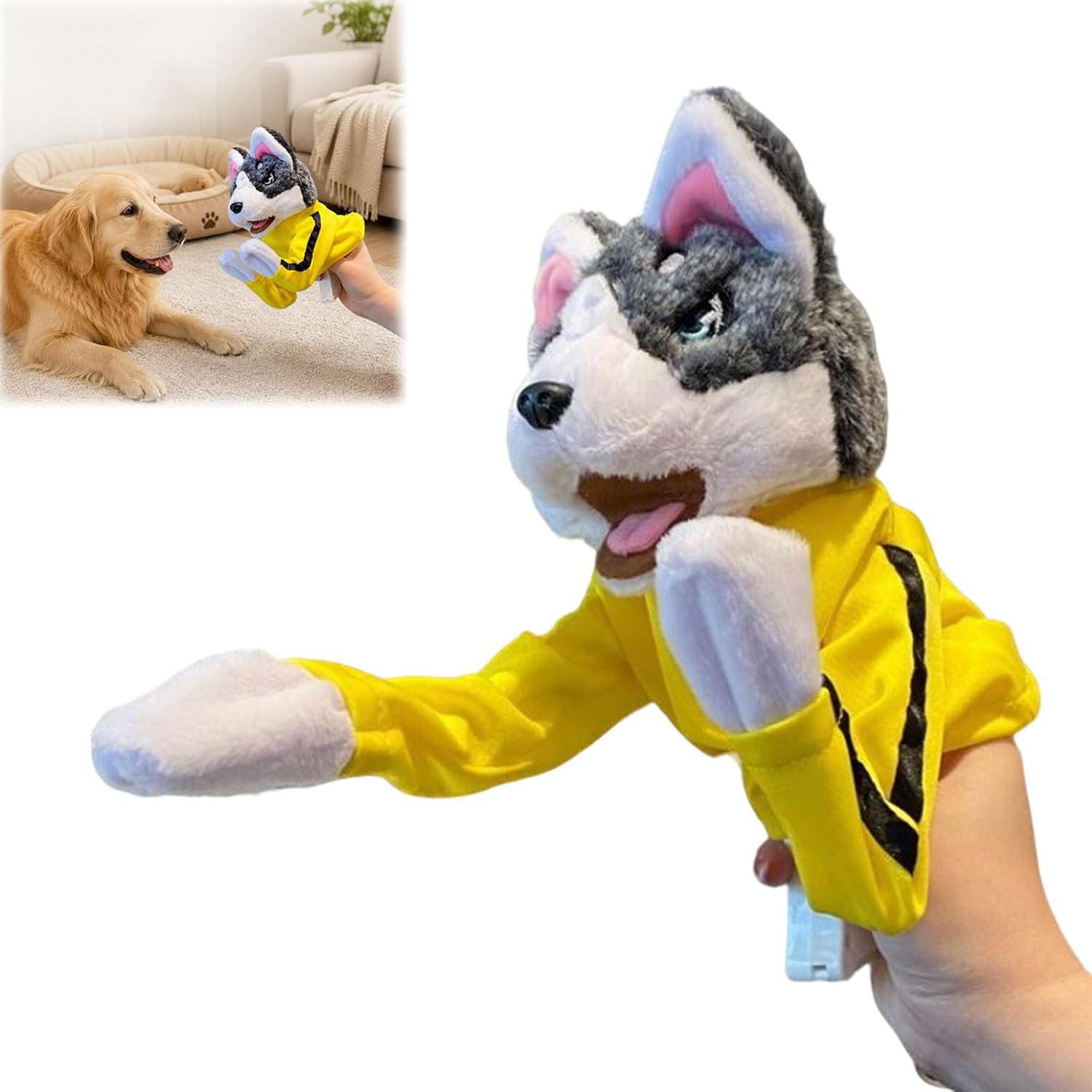 Husky Boxing Interaktives Plüs – Interactive Squeaky Plush Dog Toy Bewertung und Preis